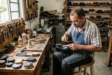 Serviço reforma de sapatos sociais de O Polo Sapateiro Nova Lima em Nova Lima